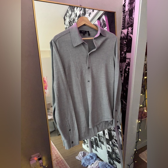 THEORY CASHMERE GREY SWEATER - Picture 1 of 4